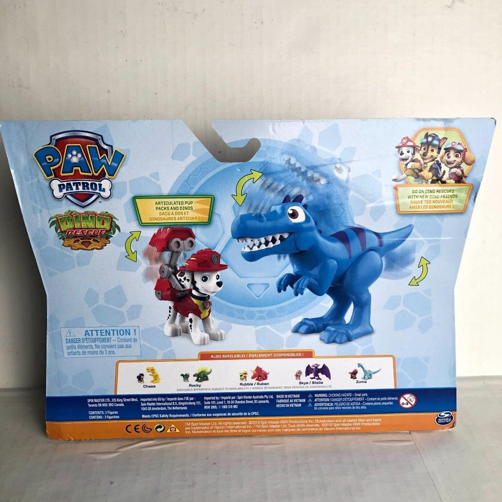 SOLD Paw Patrol Marshall & Velociraptor Mystery Dino - Picture 4 of 4